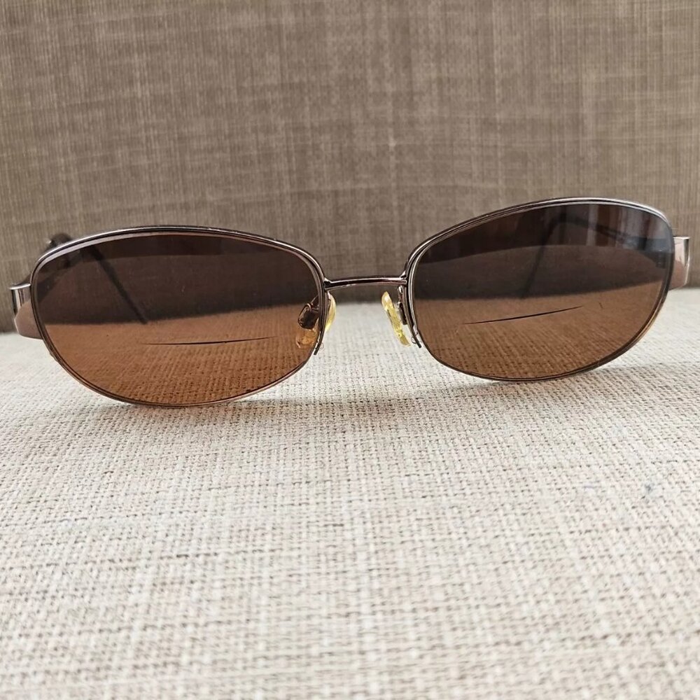 Celine Dion Women Eyeglasses CD5771 Brown Tone Half Rim Glasses 56[]15 135 - Picture 6 of 12
